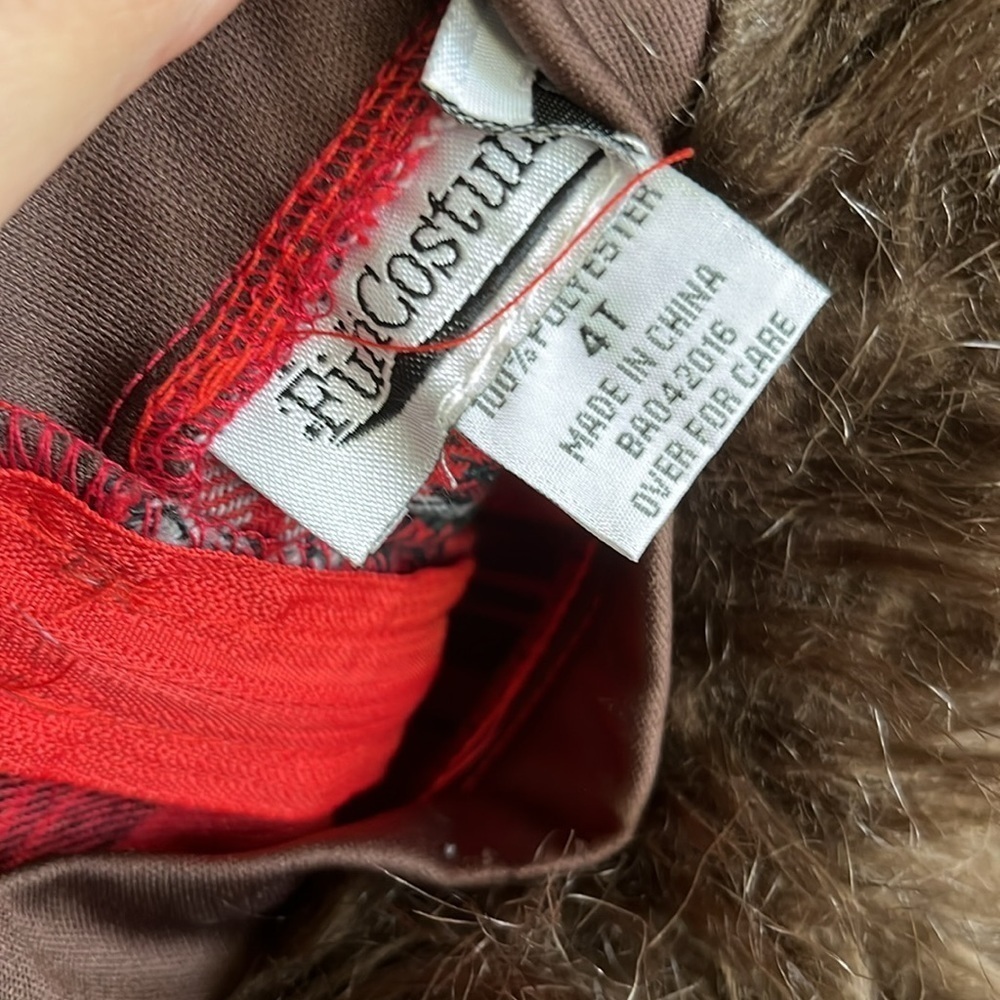 Toddler warewolf 4T Halloween costume gently used just signs of wear on feet. - Picture 6 of 7